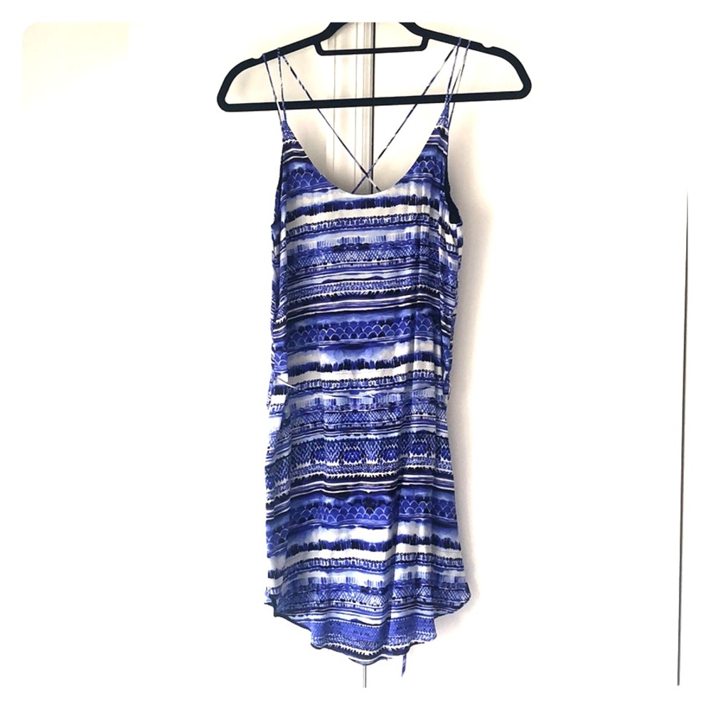 Silk print dress